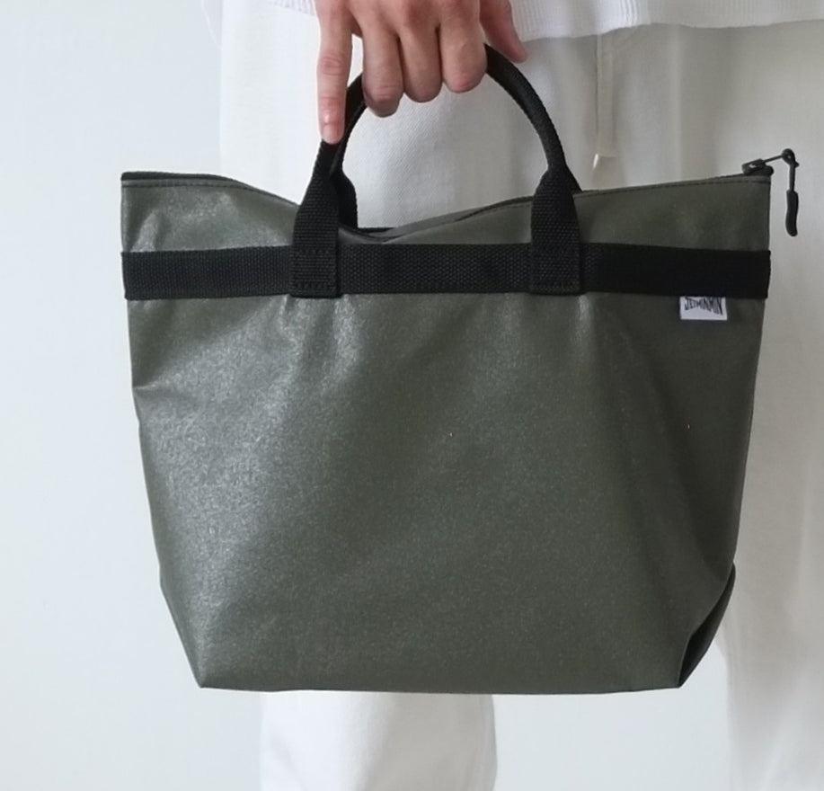 [STOCK] FOLLOW-ZIP-35 OLIVE×BLACK SHORT HANDLE 右使い
