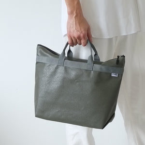 [STOCK] FOLLOW-ZIP-40 OLIVE×GRAY SHORT HANDLE 右使い