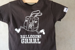 [STOCK] TEE- BALLOOON! GRRRL  KIDS 3Y