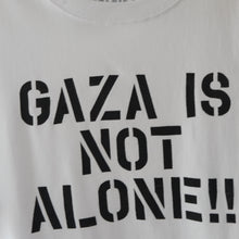 画像をギャラリービューアに読み込む, [STOCK] TEE- GAZA IS NOT ALONE   sizeM

