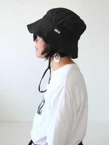 [STOCK] BRIXTON+CHINSTRAP  LINEN-BLACK sizeM