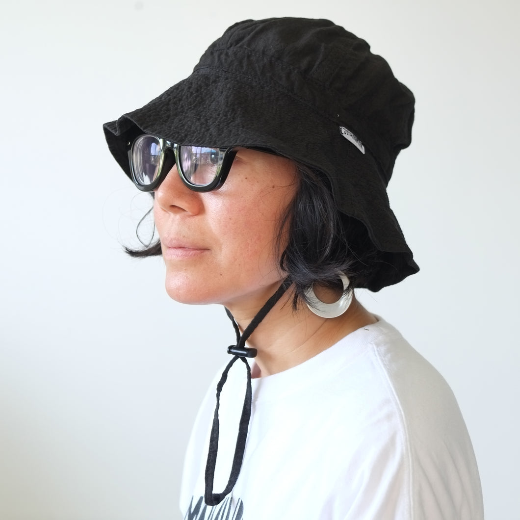 [STOCK] BRIXTON+CHINSTRAP  LINEN-BLACK sizeM