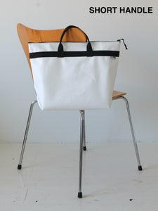 [STOCK] FOLLOW-ZIP-40 WHITE×BLACK SHORT HANDLE 右使い