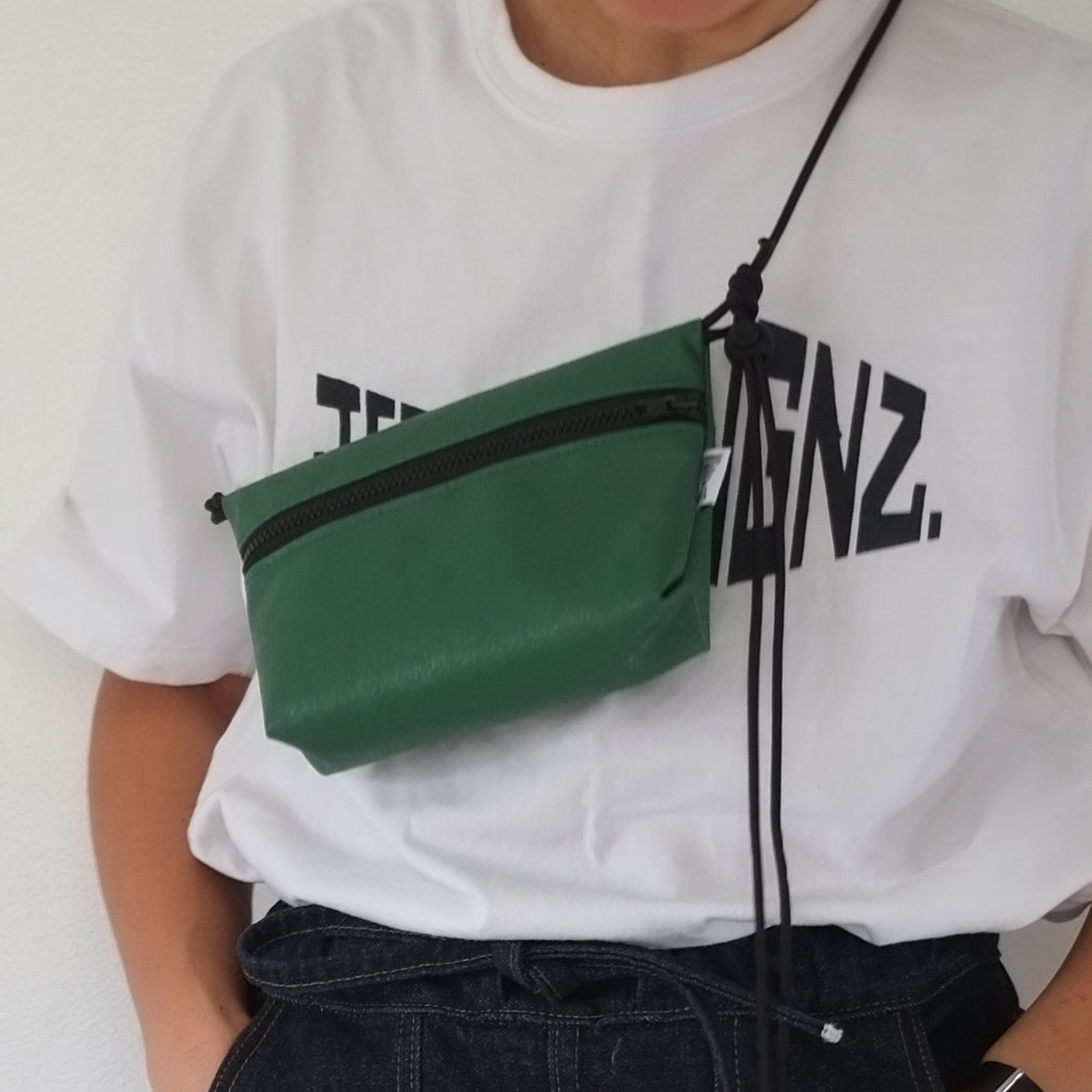 AngelBea♠️新品メイクイットマインバッグ黒 New Leather Bags | Genuine Japanese Leather Bags, Drawstring Bags