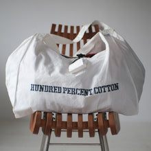 画像をギャラリービューアに読み込む, [STOCK] MARKET-L WHITE "HUNDRED PERCENT COTTON" PRINTED
